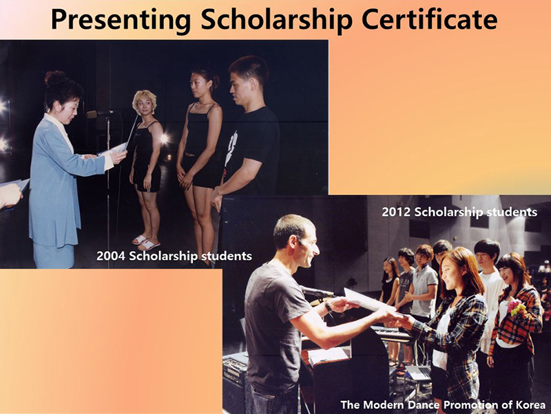 Presenting Scholarship Certificate